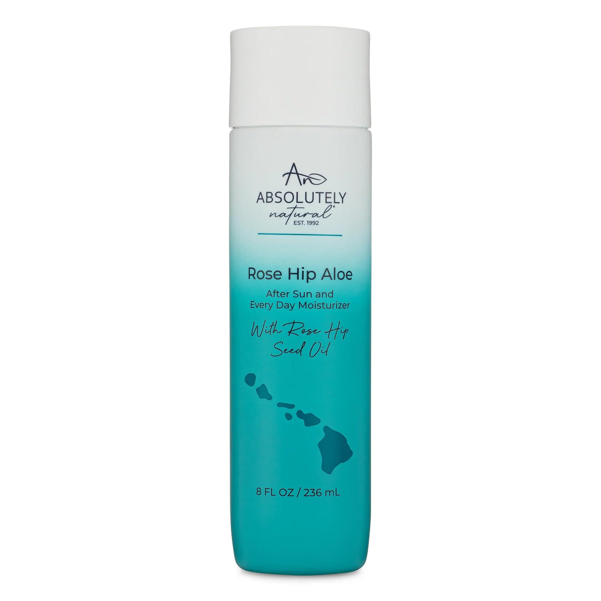 Absolutely Natural after-sun lotion bottle ready for post-sun hydration