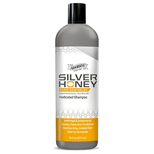 Absorbine Silver Honey Rapid Shampoo aftercare scene—follow-up products enhance soothing results.