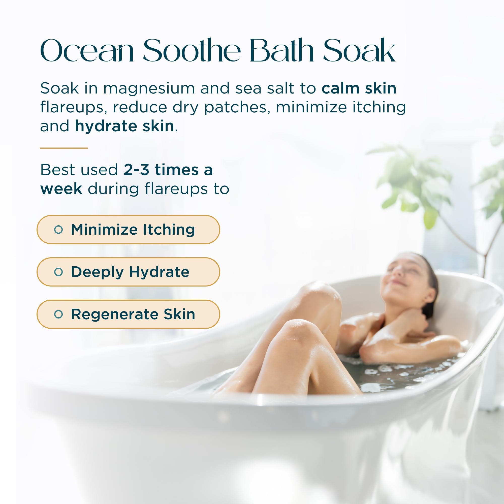 Abundant Natural Health Ocean Soothe bottle front highlights lavender-infused hydration for sensitive skin