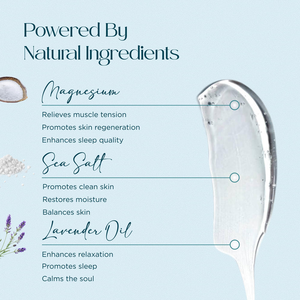 Abundant Natural Health Ocean Soothe magnesium salts closeup emphasizes mineral-rich bath benefits