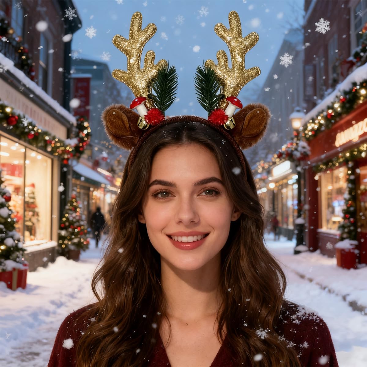 Abxqa headband makes a charming winter gift idea.