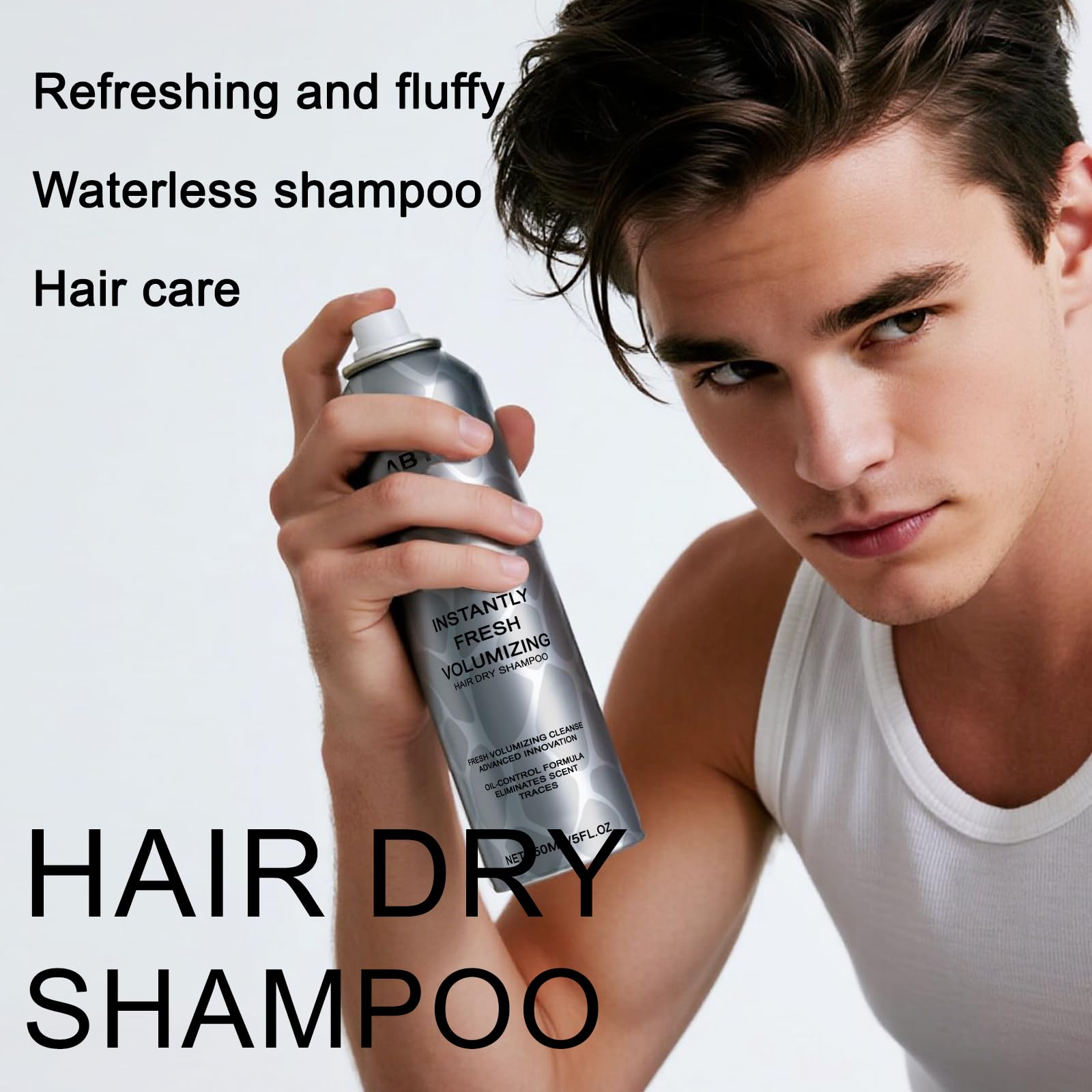 ABYST Dry Shampoo Spray offers 48+ hours of clean, voluminous hair between washes.