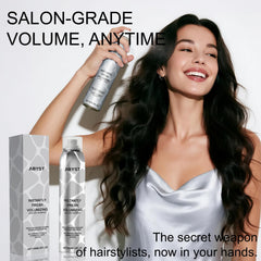 ABYST Dry Shampoo Spray demonstrates invisible finish on both dark and light hair.