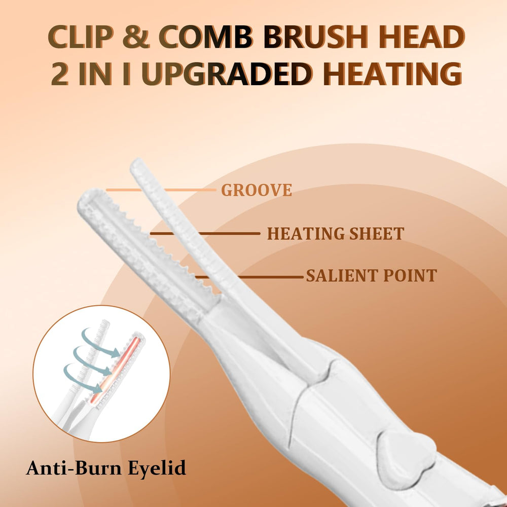 Acavado three-temperature modes tailor lash curl and hold.