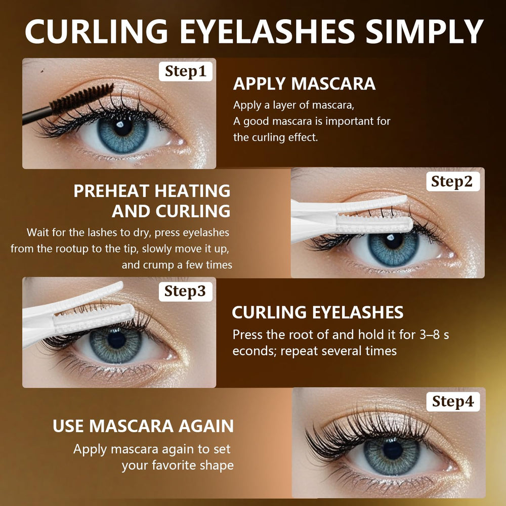 Acavado curved brush head aids lash separation and lift.