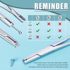 AccGin piercing clamps side hold demonstrates firm control during screw-on or unscrew tasks.