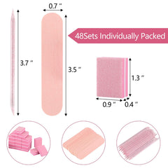 acDesign individually packaged manicure kit ensures hygienic, travel-friendly nail care on the go.
