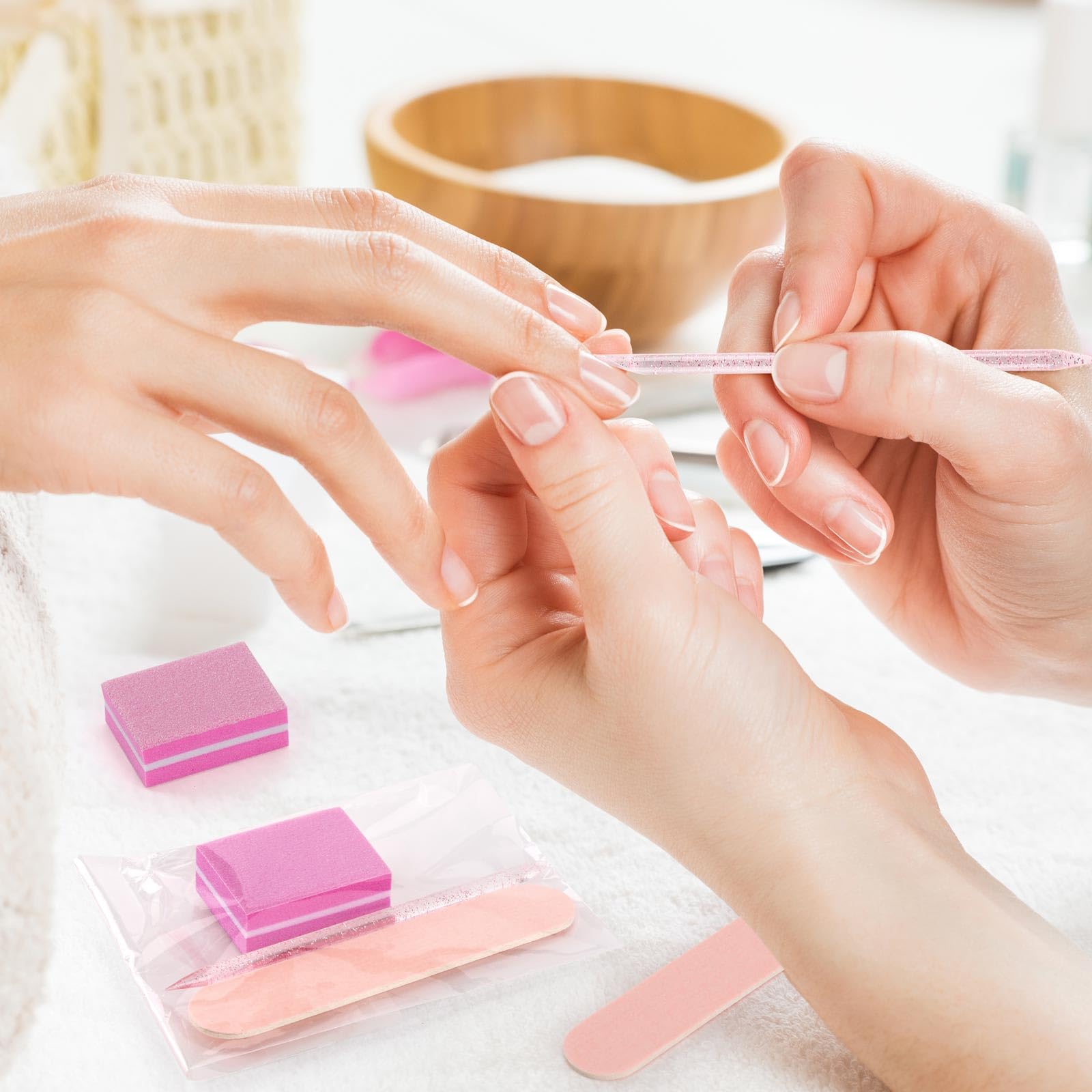 acDesign portable manicure kit in a cosmetic bag—easy travel grooming