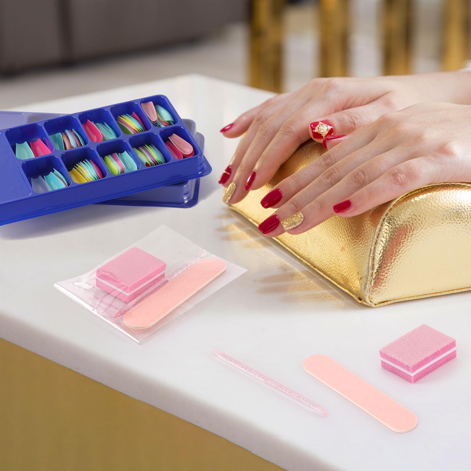 acDesign professional-design manicure tools streamline trimming and polishing for salon-like results.