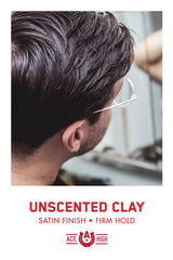 Ace High Hair Clay uses natural ingredients and is handcrafted in small batches.