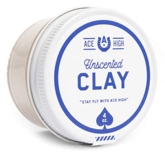 Ace High Unscented Hair Clay shows strong hold for textured styles with satin-matte finish.