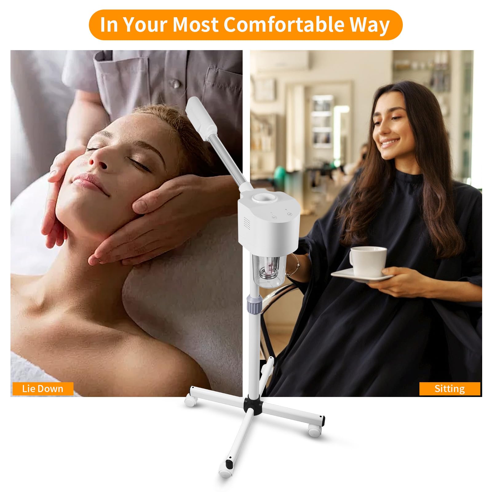 AceFox professional-grade steam therapy shown for salon or home use