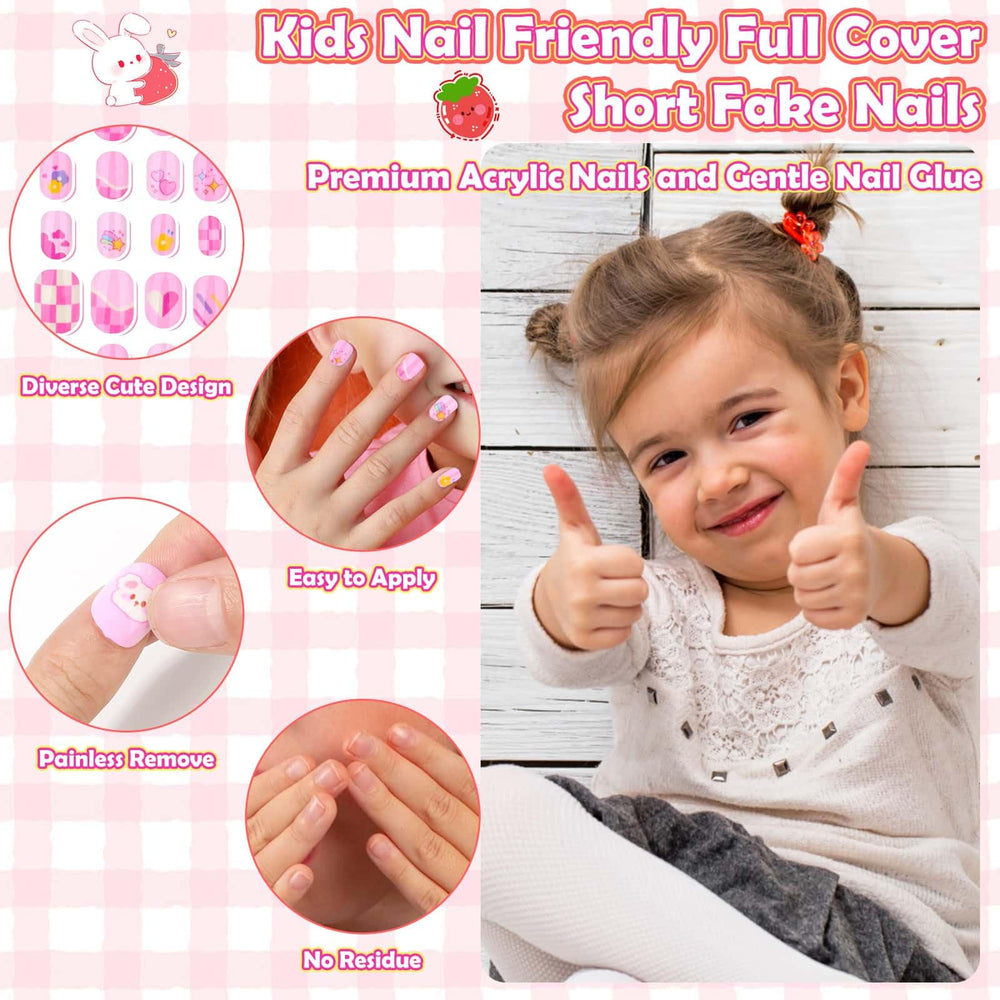 Acejoz ABS plastic nails with gentle pads for durable wear