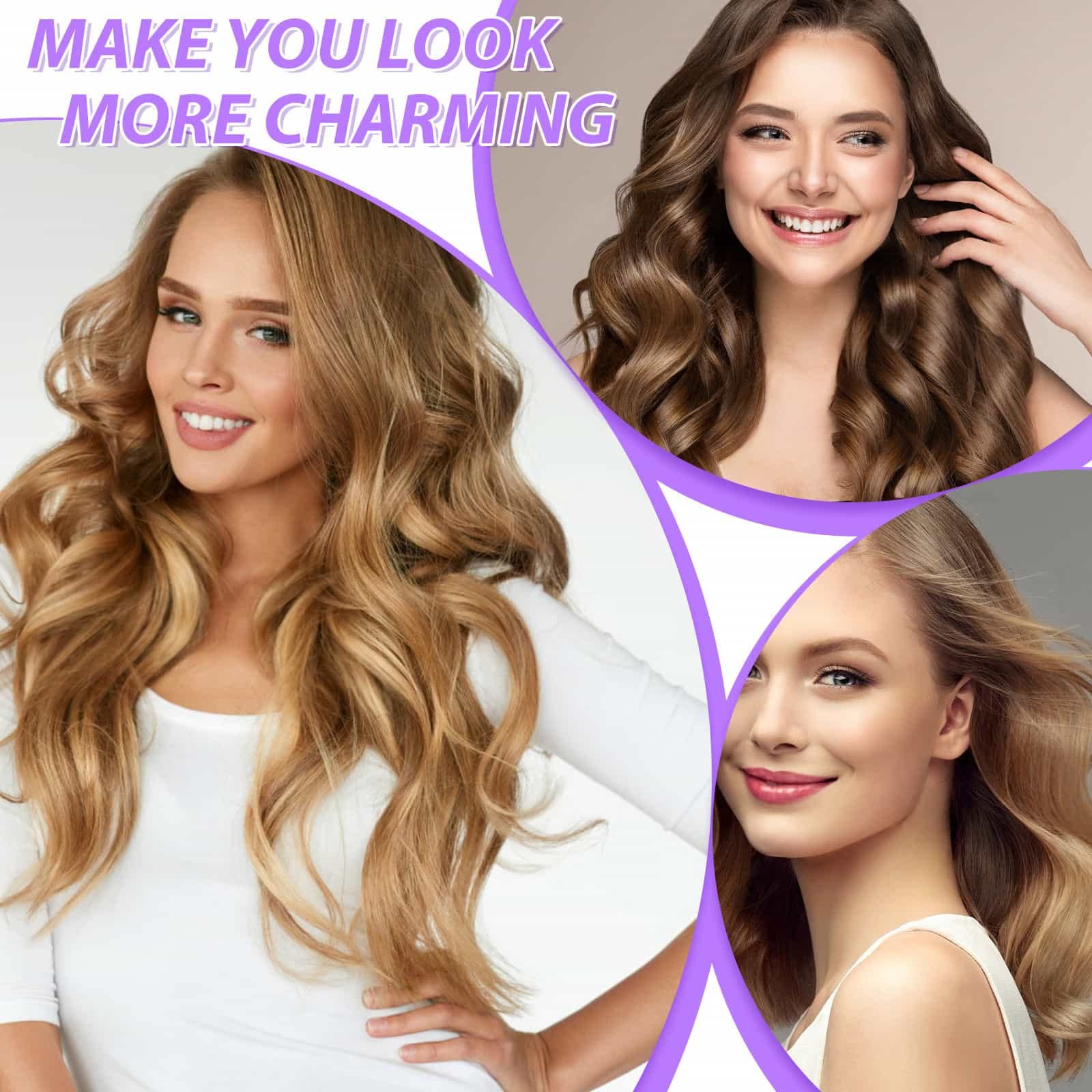 Acejoz blow-drying tip for setting curls with heat-free styling.