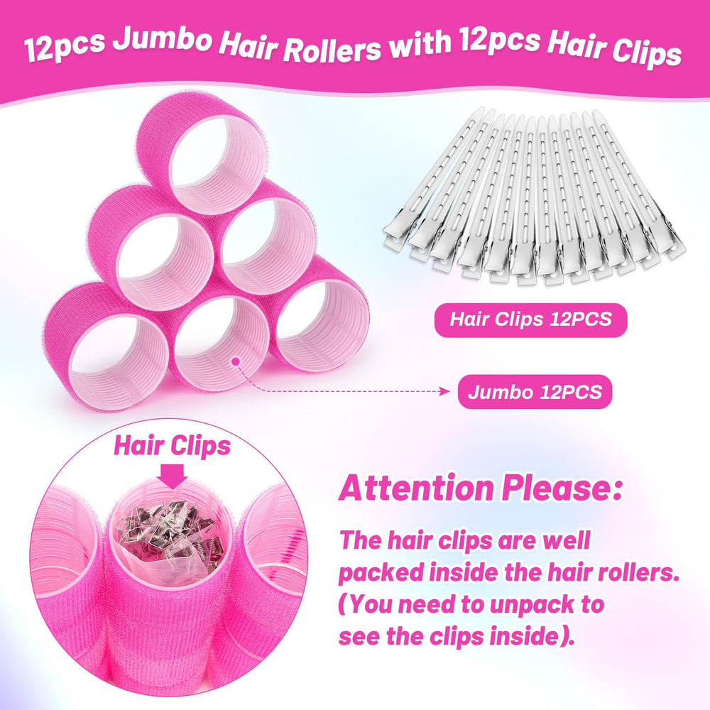 Acejoz jumbo hair roller 60mm during styling helps create voluminous waves