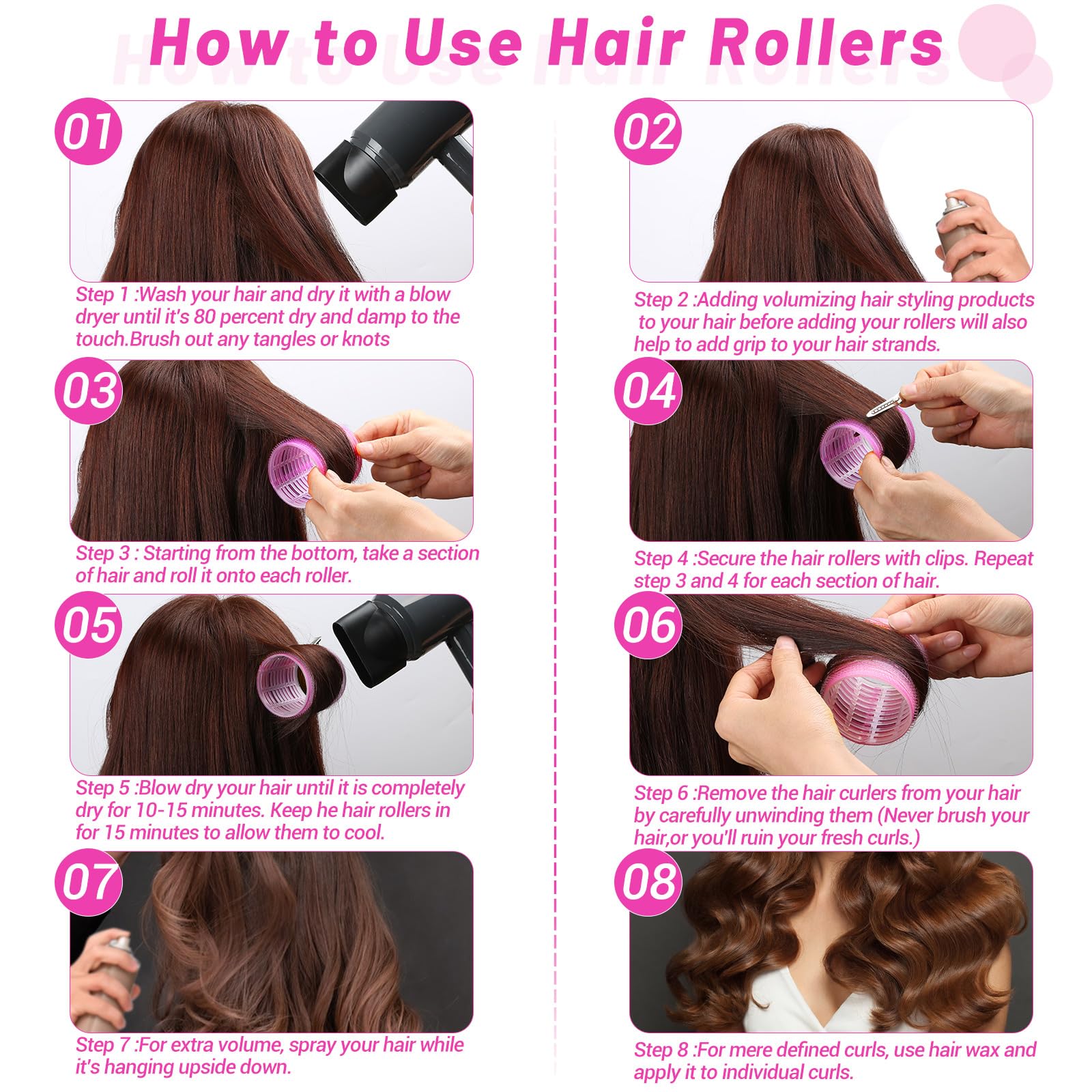 Acejoz jumbo hair roller 60mm closeup highlights smooth surface and gentle hold