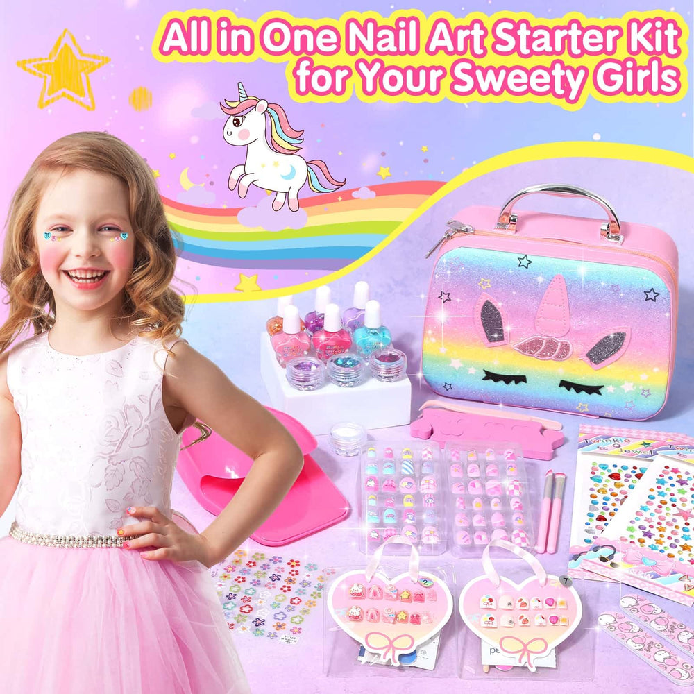 Acejoz water-based polish bottles ready for kid-friendly nail art