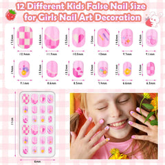 Acejoz pre-glue full-cover nails ready for quick application