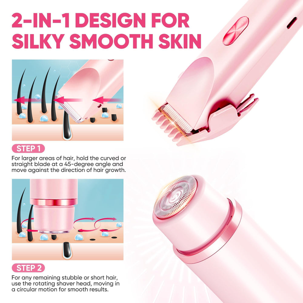 Acemend bikini trimmer delivers 90-minute runtime for extended sessions on the go.
