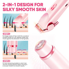 Acemend bikini trimmer delivers 90-minute runtime for extended sessions on the go.