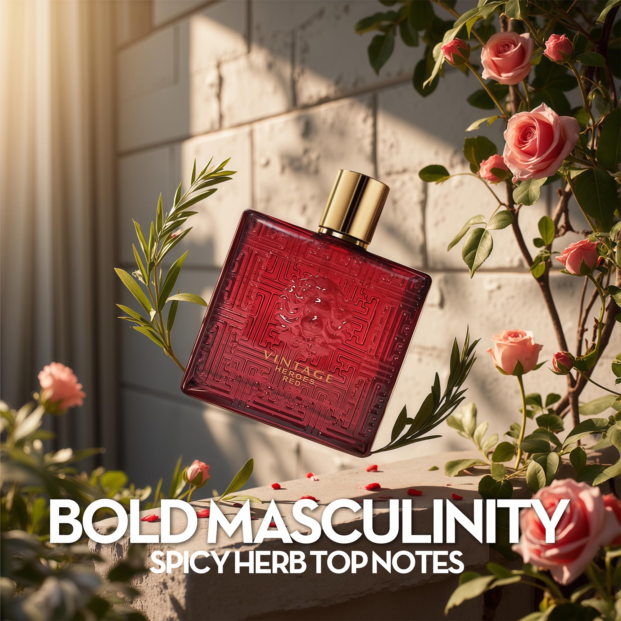 A CENTER Vintage Heroes Red cap close-up, highlighting premium build and lasting impression.