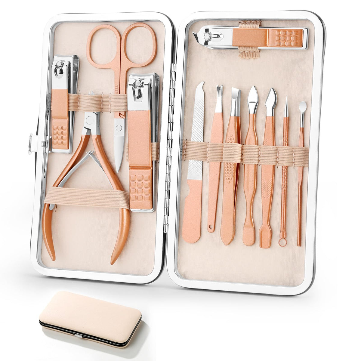 Aceoce nail clippers stainless steel for precise, smooth cuts.