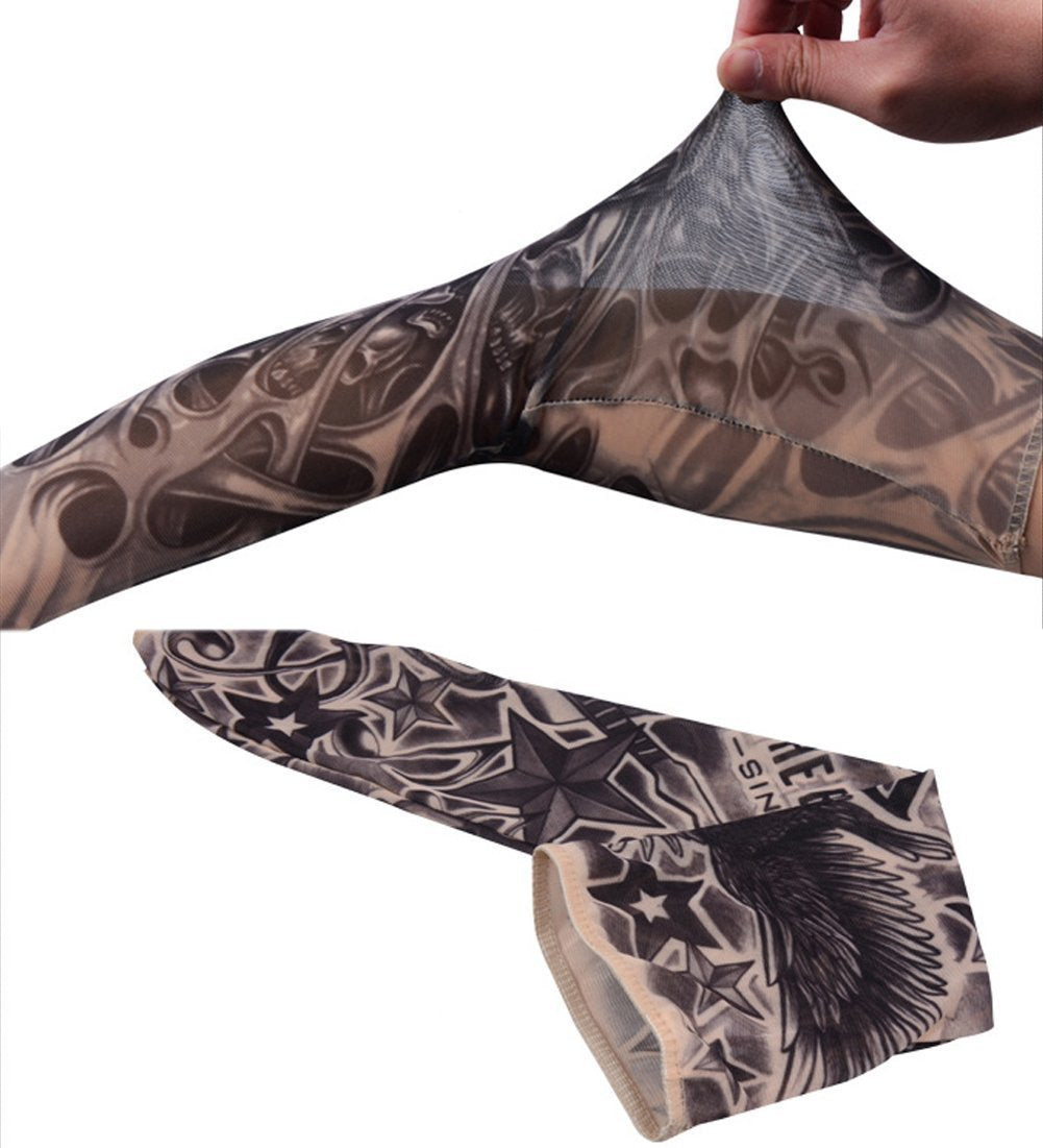 Acfun tattoo sleeve dragon design adds dramatic flair for outdoor wear