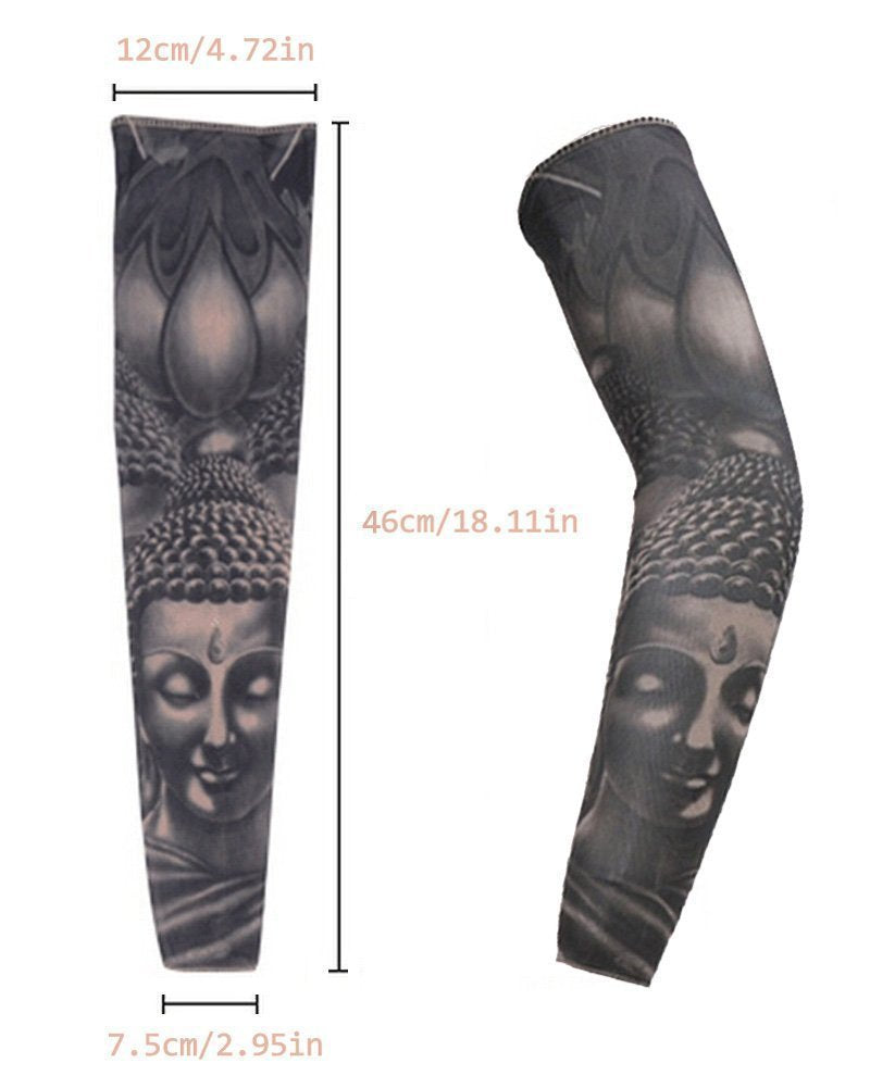 Acfun tattoo sleeve lotus design offers graceful style and arm coverage