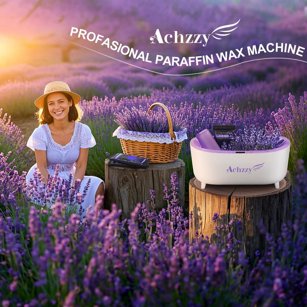 Achzzy professional spa-grade wax warmer for clinics and homes.