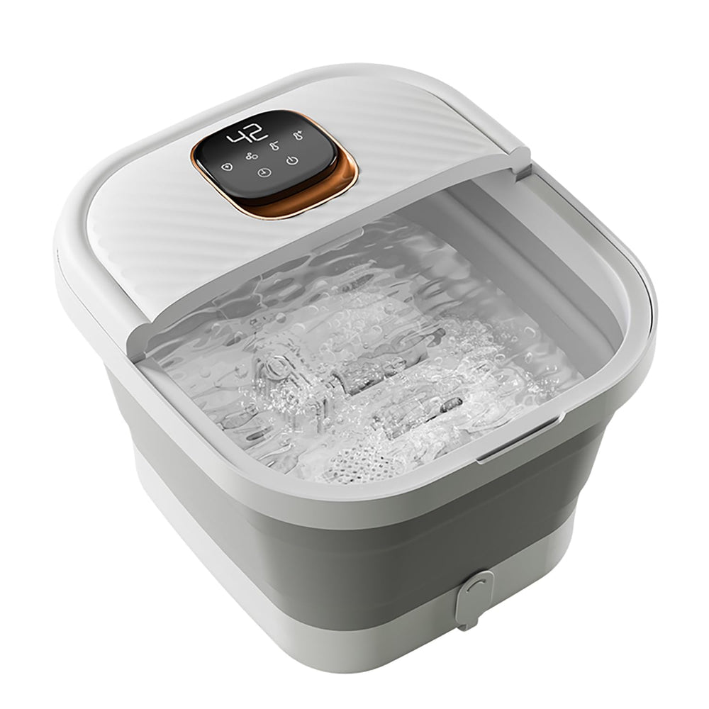 ACKLEAP collapsible foot spa portable-design makes travel comfort easy.
