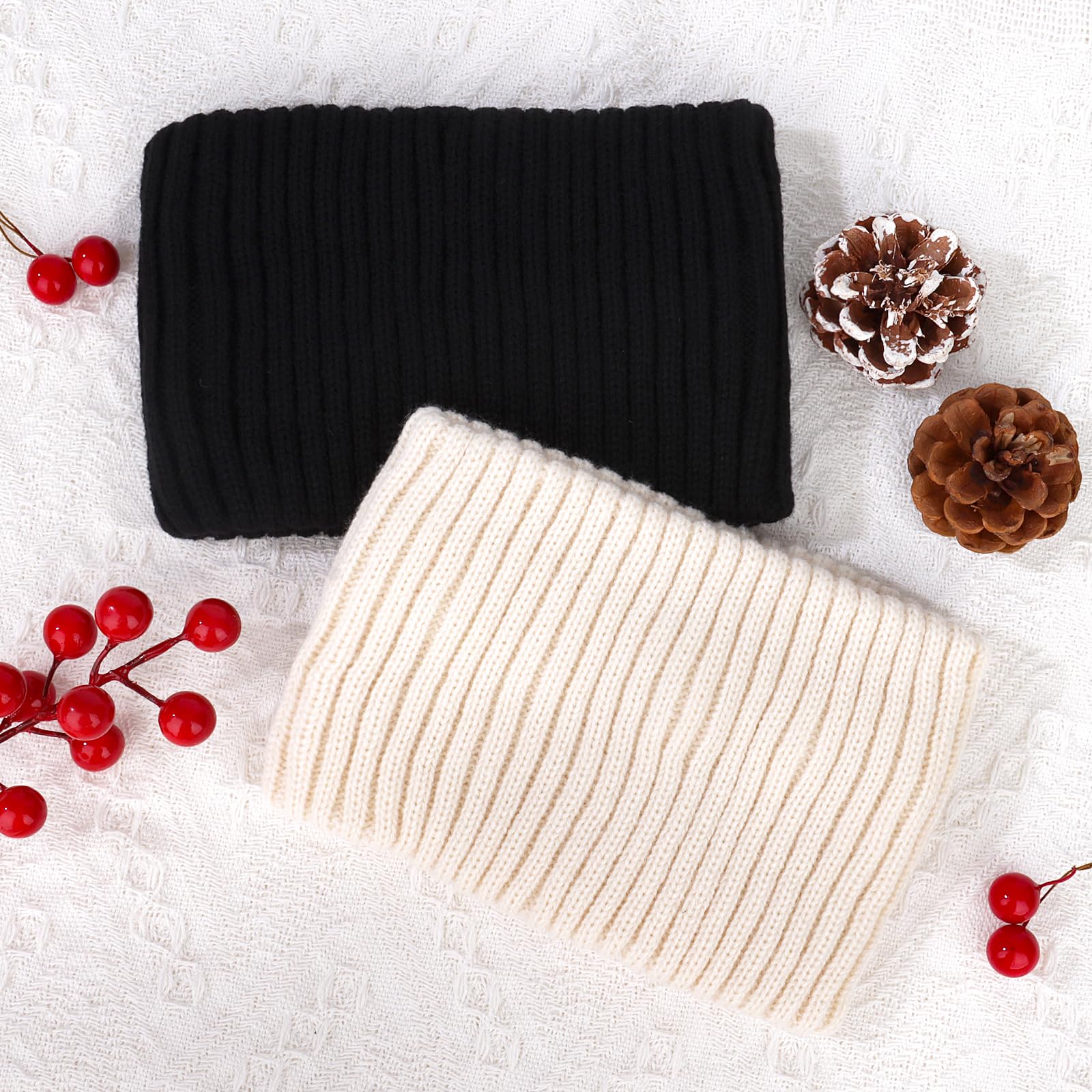 ACO-UINT Knit Headwraps 2-Pack in two colors for versatile accessorizing.