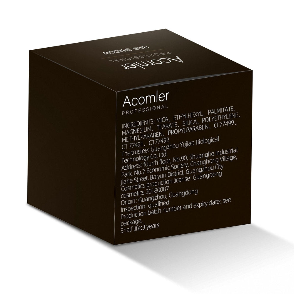 Acomler cruelty-free hair powder aligns with responsible beauty routines.