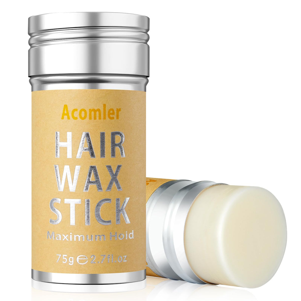 Acomler Hair Wax Stick compact design provides quick edge control on busy mornings.