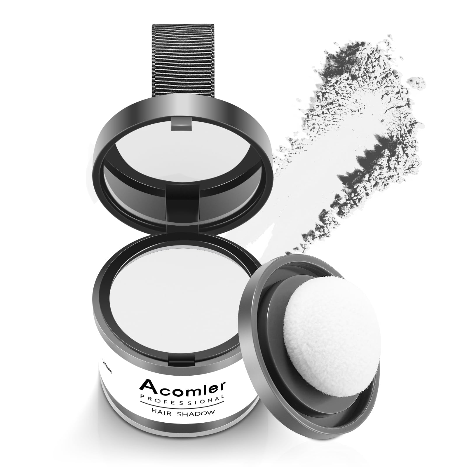 Acomler hairline shadow powder compact applying precise root coverage