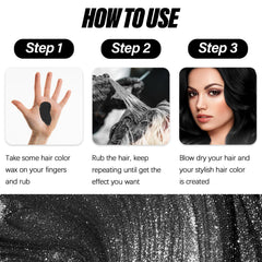 Acosexy natural hair wax color black jar label shown for easy at-home styling.