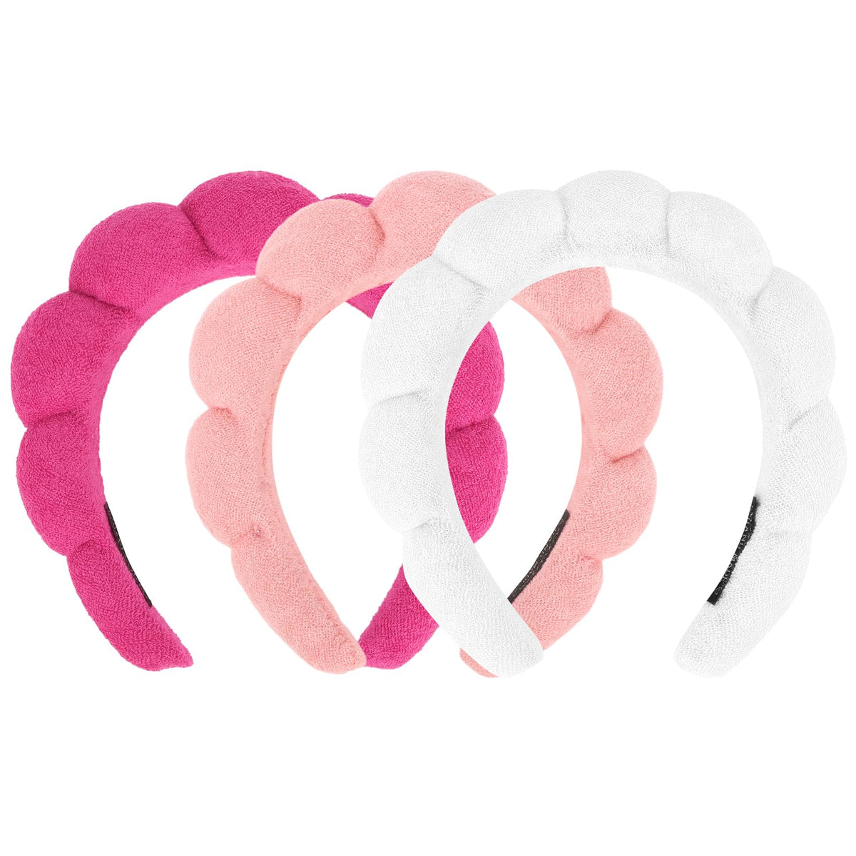 ACOUUINT cloud-design headband keeps hair away from your face during skincare and makeup.