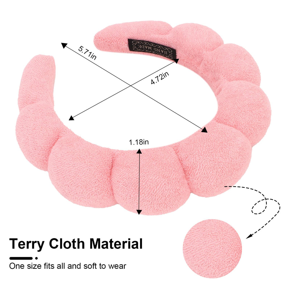 ACOUUINT terry-cloth material closeup shows soft fabric for comfortable routine wear.