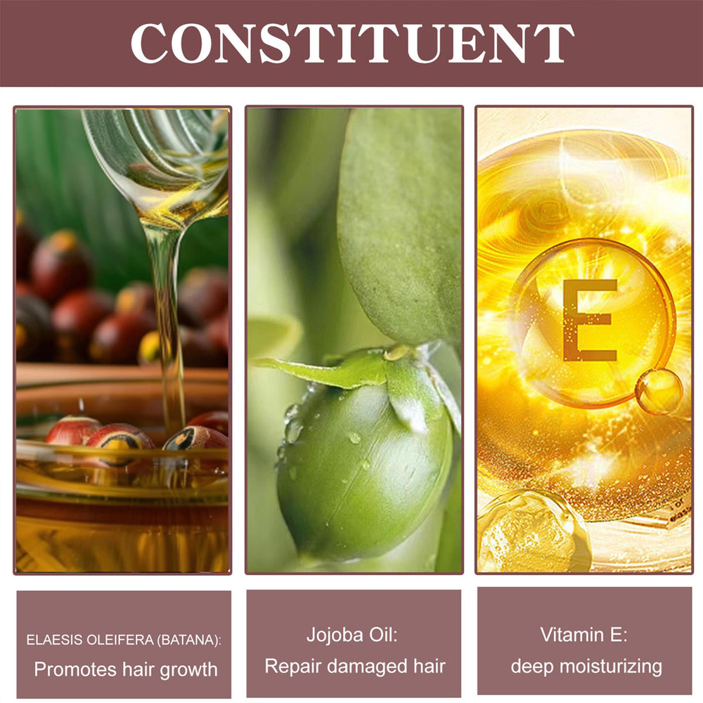 Acrobious Batana Oil ingredients close-up showing natural nutrients for hair nourishment.
