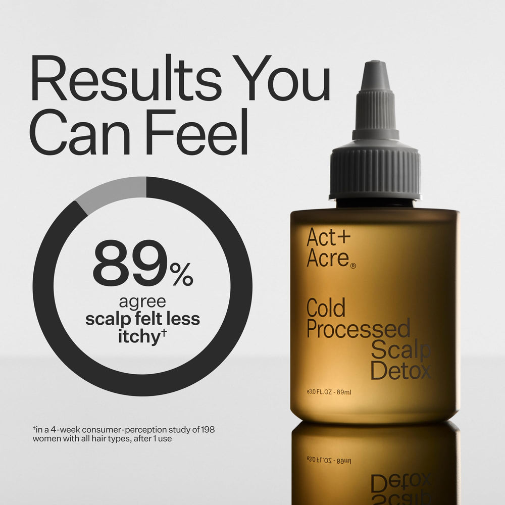 ACT+ ACRE dry-itchy scalp relief reduces irritation while nourishing the skin