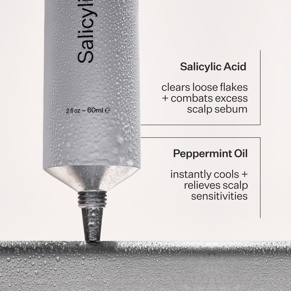 ACT+ ACRE color-safe fragrance-free label communicates gentle scalp care.