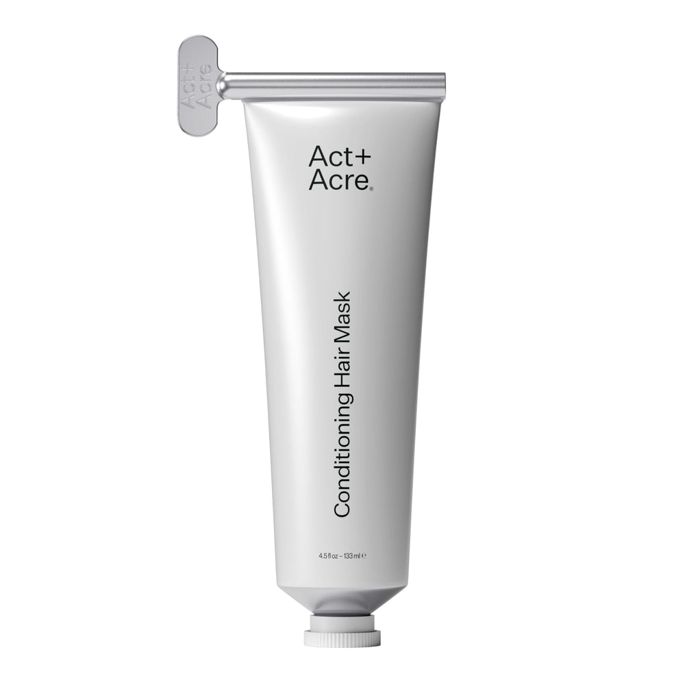 ACT+ ACRE Restorative Conditioning Hair Mask bottle showing creamy texture for deep hydration