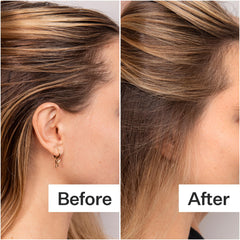 ACT+ACRE rice refresh dry shampoo application on roots delivering lightweight volume.