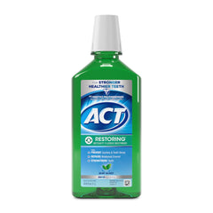 ACT bottle front packaging showing Mint Burst and volume benefit
