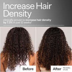 Act+Acre growth peptides on scalp demonstrate improved elasticity with gentle massage