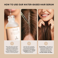 ACTIIV Thickening Hair Serum applicator on scalp demonstrates targeted delivery