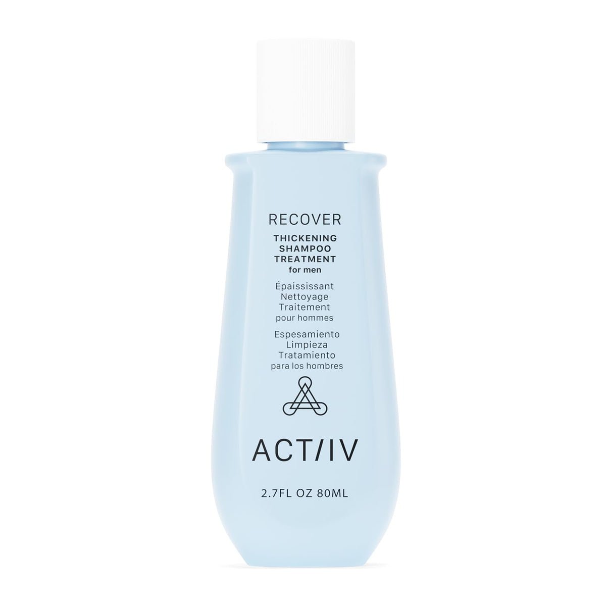 ACTIIV Recover Thickening Shampoo bottle pour for a refreshing cleanse and fuller look.