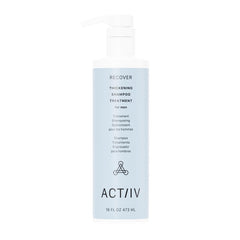 ACTIIV Recover Thickening Shampoo bottle promotes fuller-looking hair.