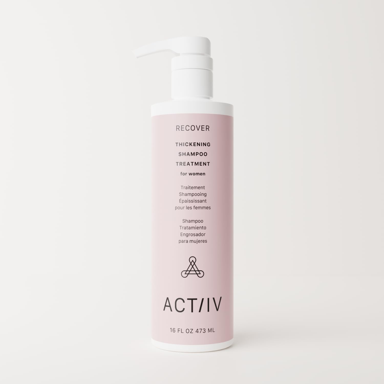 ACTIIV Recover shampoo lather demonstrates plant-based cleansing for hair.