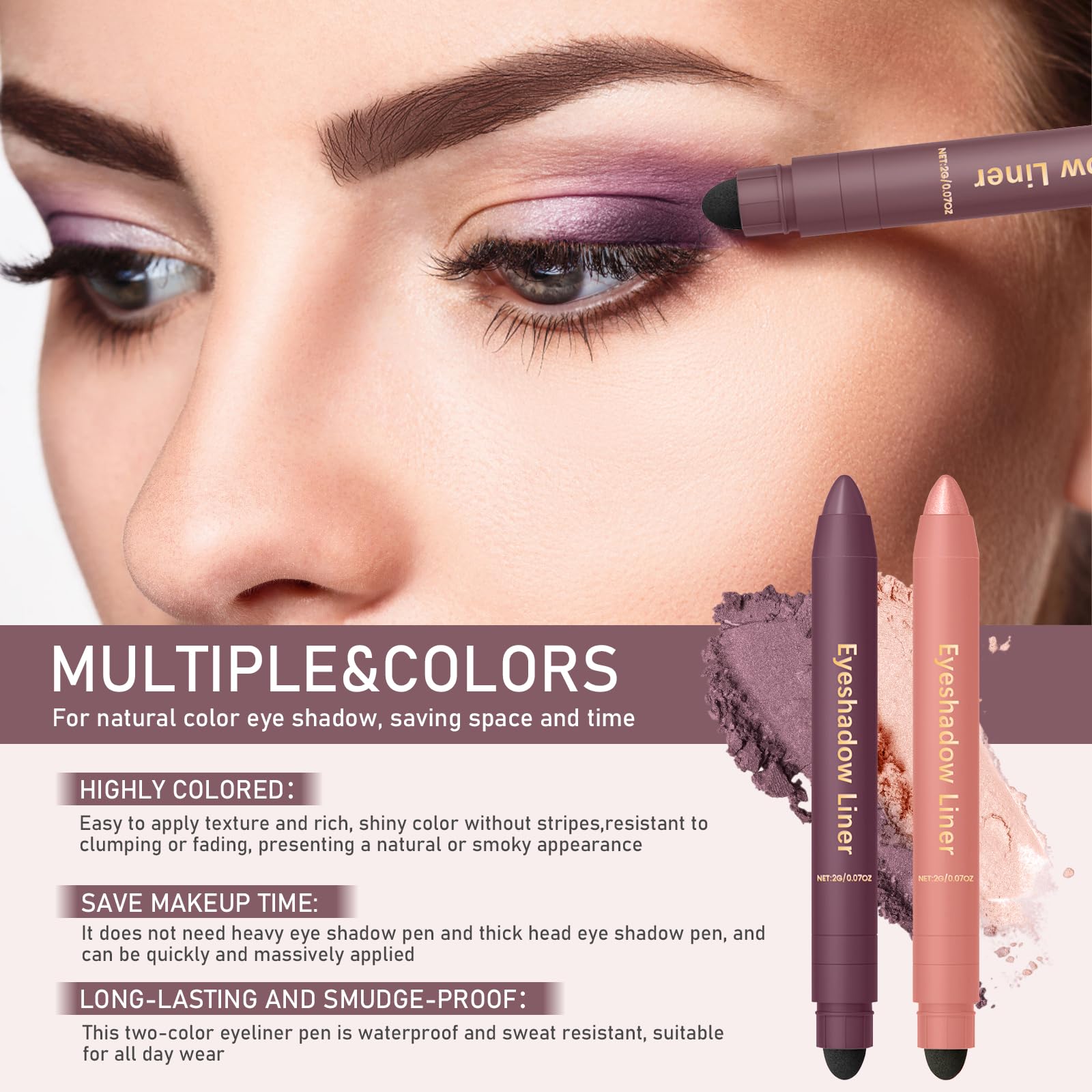 acuever Silky-smooth glide close-up highlights carnauba wax for comfortable, crease-free application.