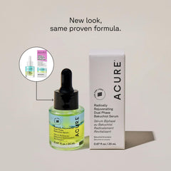 Acure bakuchiol dual-phase serum pump enables easy, precise daily application for anti-aging care.